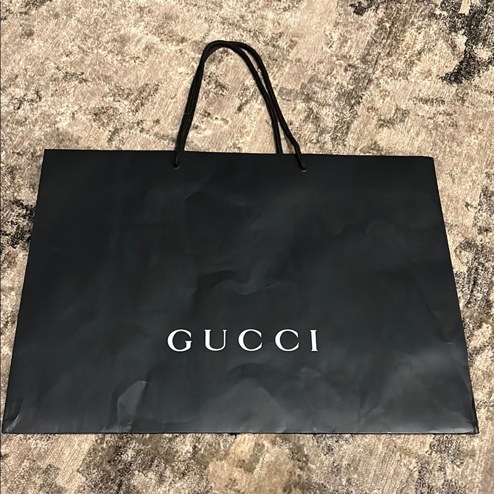 Gucci Black Shopping Bag